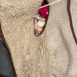 FUR VEST, size S/M barely used… looks brand new..